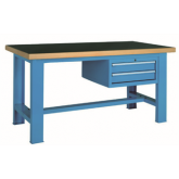 重型工作臺(tái)高分子桌板帶兩吊抽，GF1500-B，GF1800-B，GF2000-B