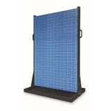 固定型雙面物料架960×630×1450mm(4方孔2百葉)，KR-2342