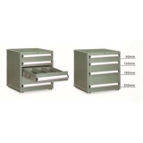 雙軌工具柜580×525×665mm(四個抽屜) 綠色，F(xiàn)C-665N